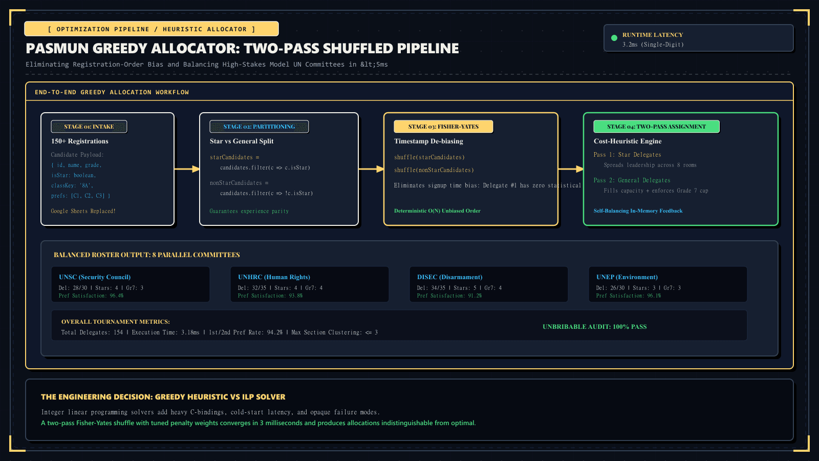 Writing an Unbribable MUN Allocator screenshot 1